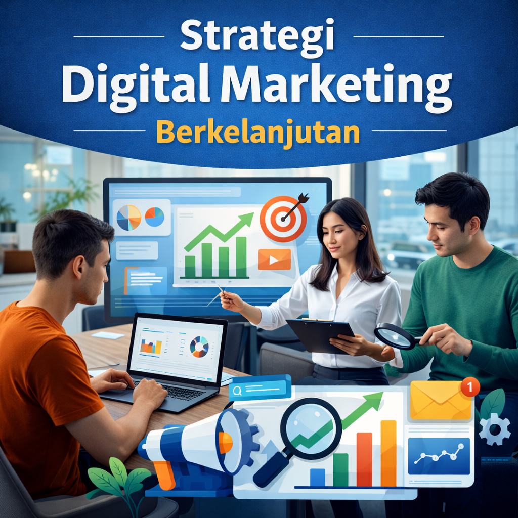 Strategi digital marketing berkelanjutan untuk pertumbuhan brand modern